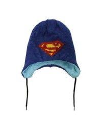 DC Comics Light Blue Reversible Heroes Superman Beanie Hat
