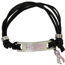 Breast Cancer Awareness “Hope” Adjustable Bracelet